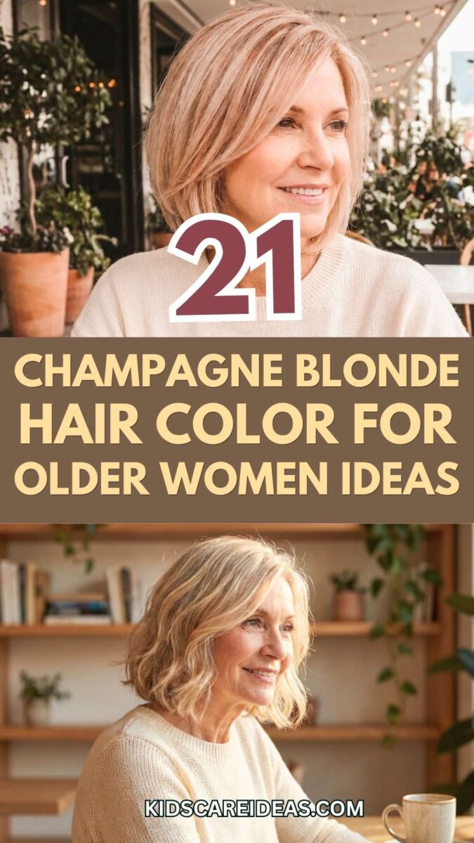 Champagne Blonde Hair Color For Older Women Ideas