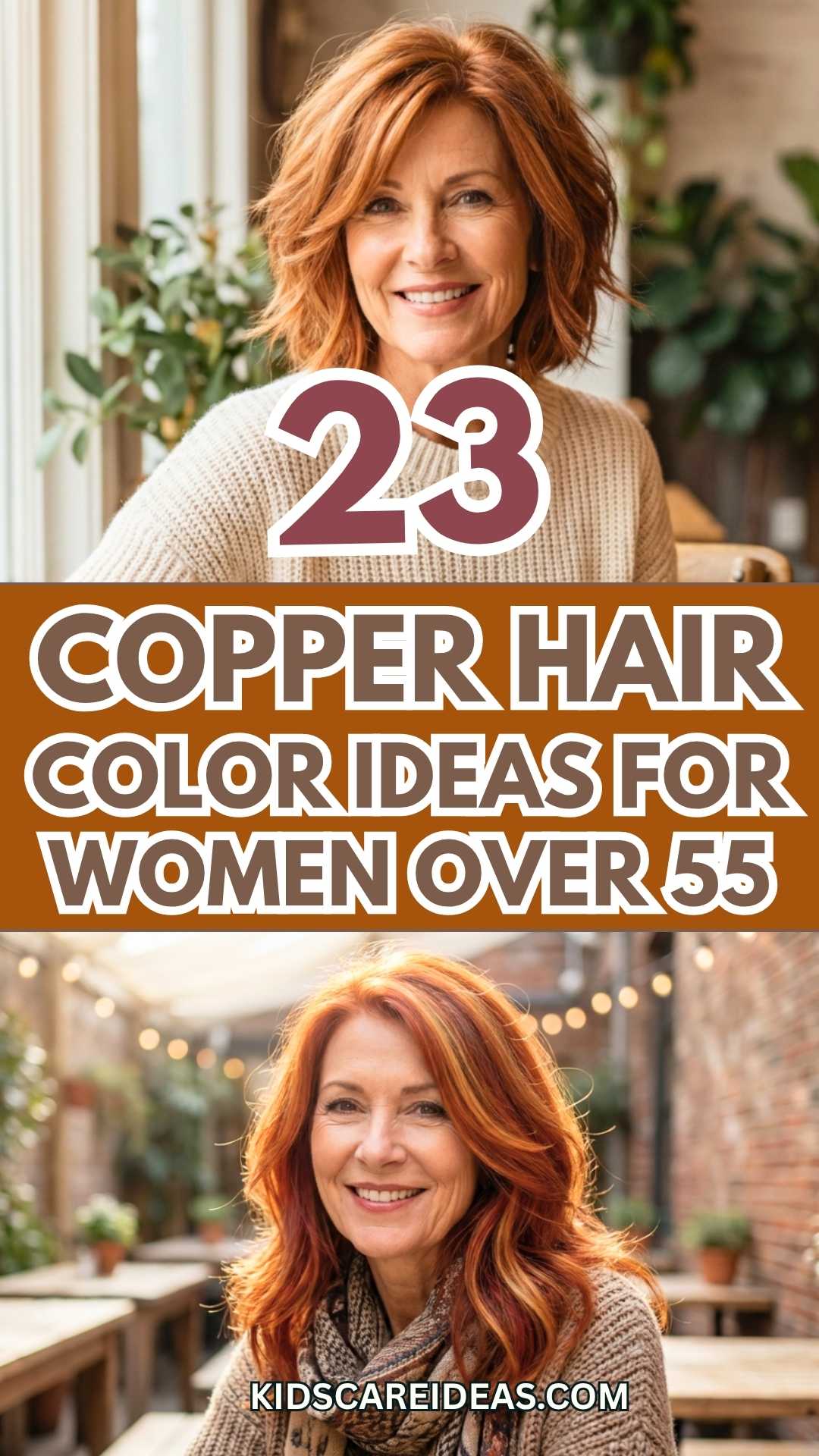 Copper Hair Color Ideas For Women Over 55