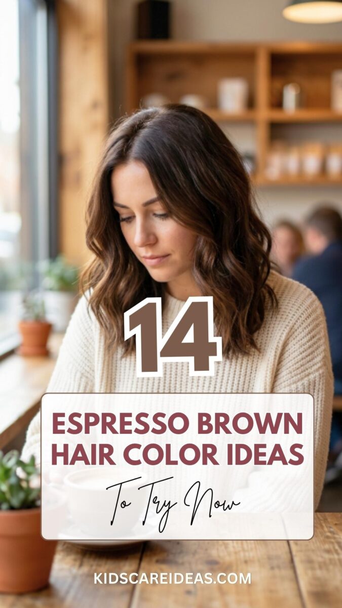 Espresso Brown Hair Color Ideas