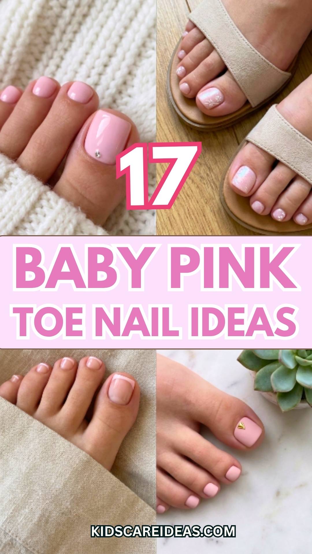 Baby Pink Toe Nail Ideas