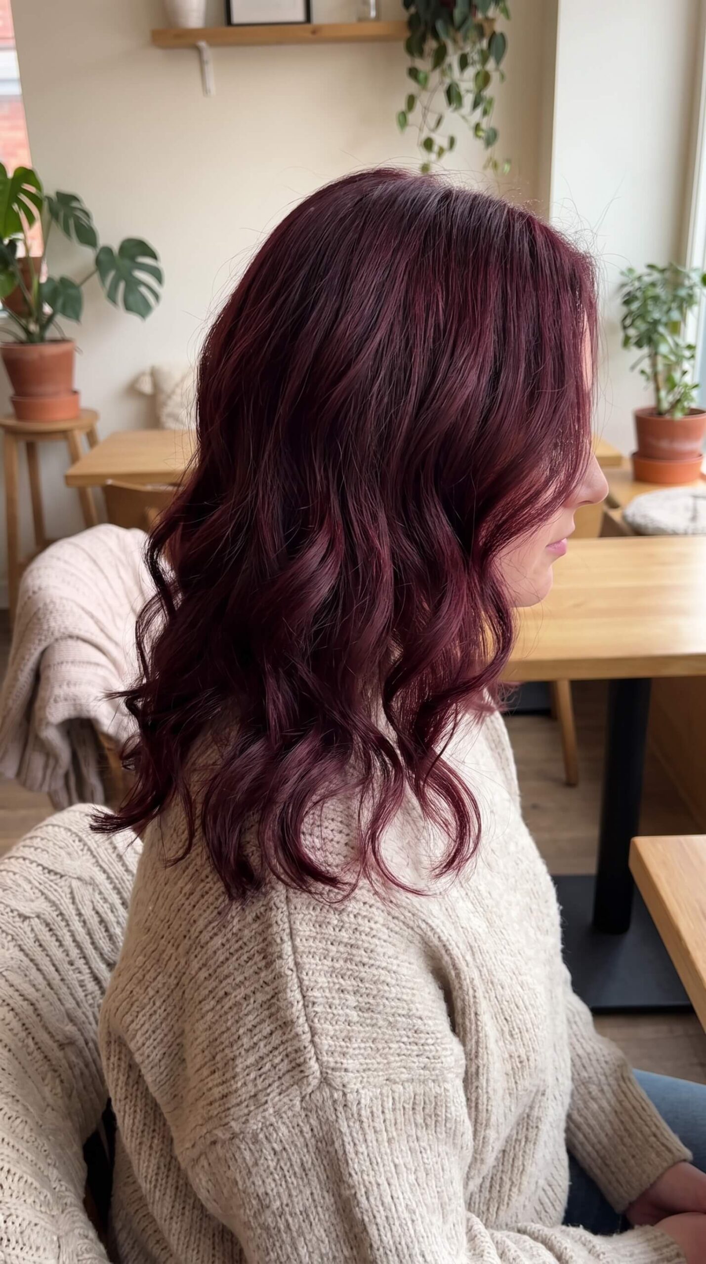 Burgundy Wine Hair