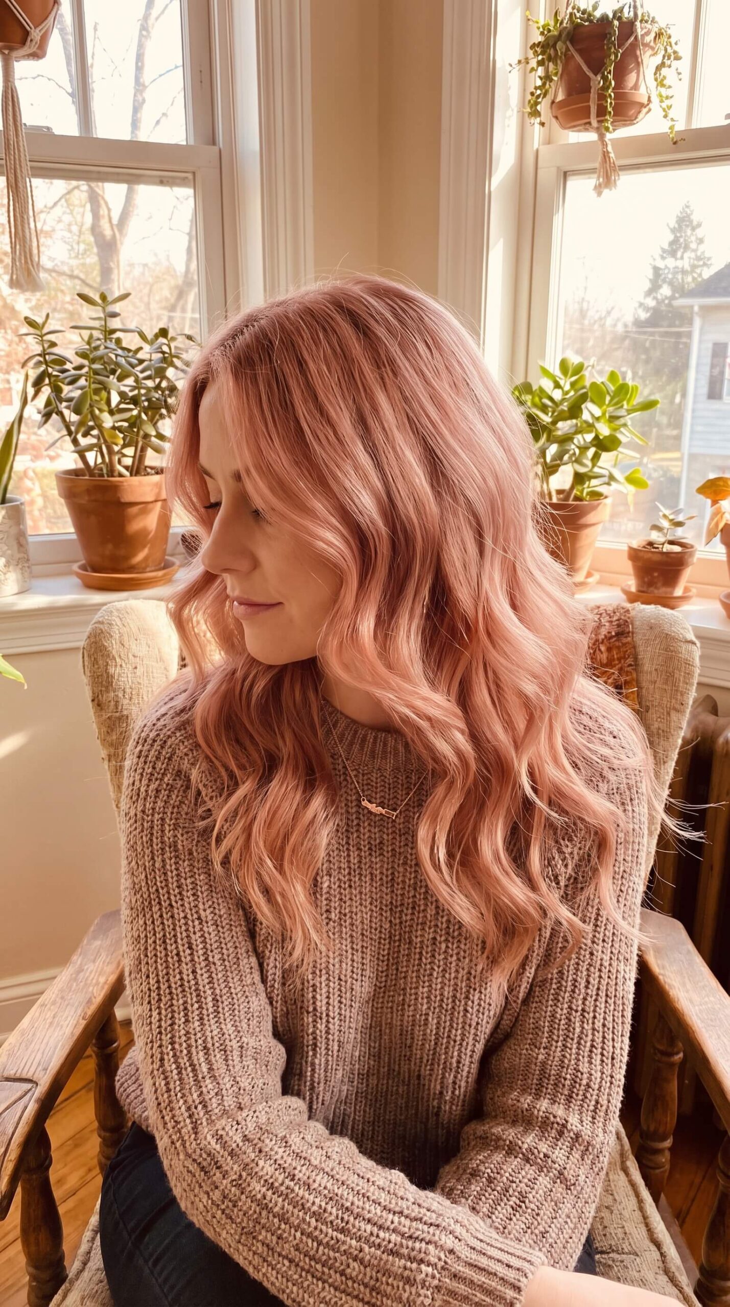 Rose Gold Hair