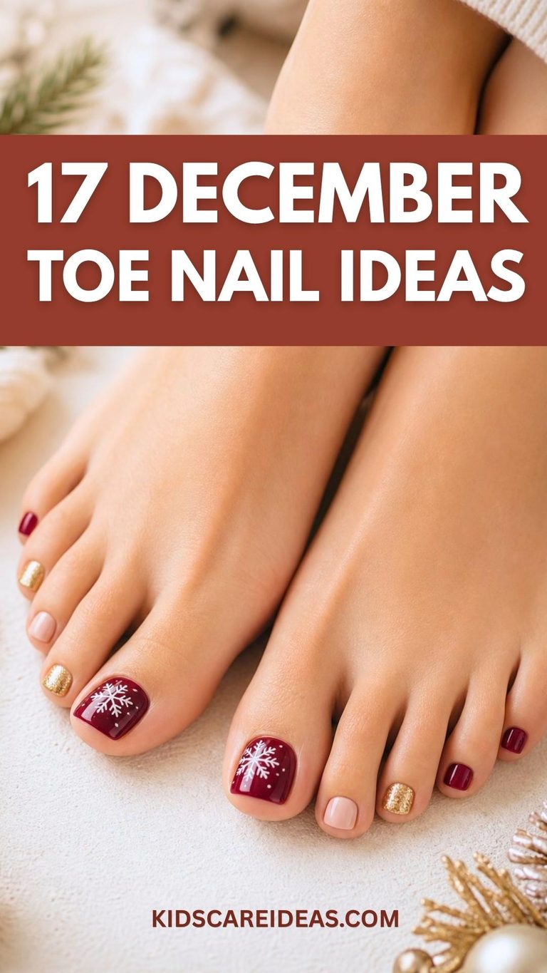 December Toe Nail Ideas
