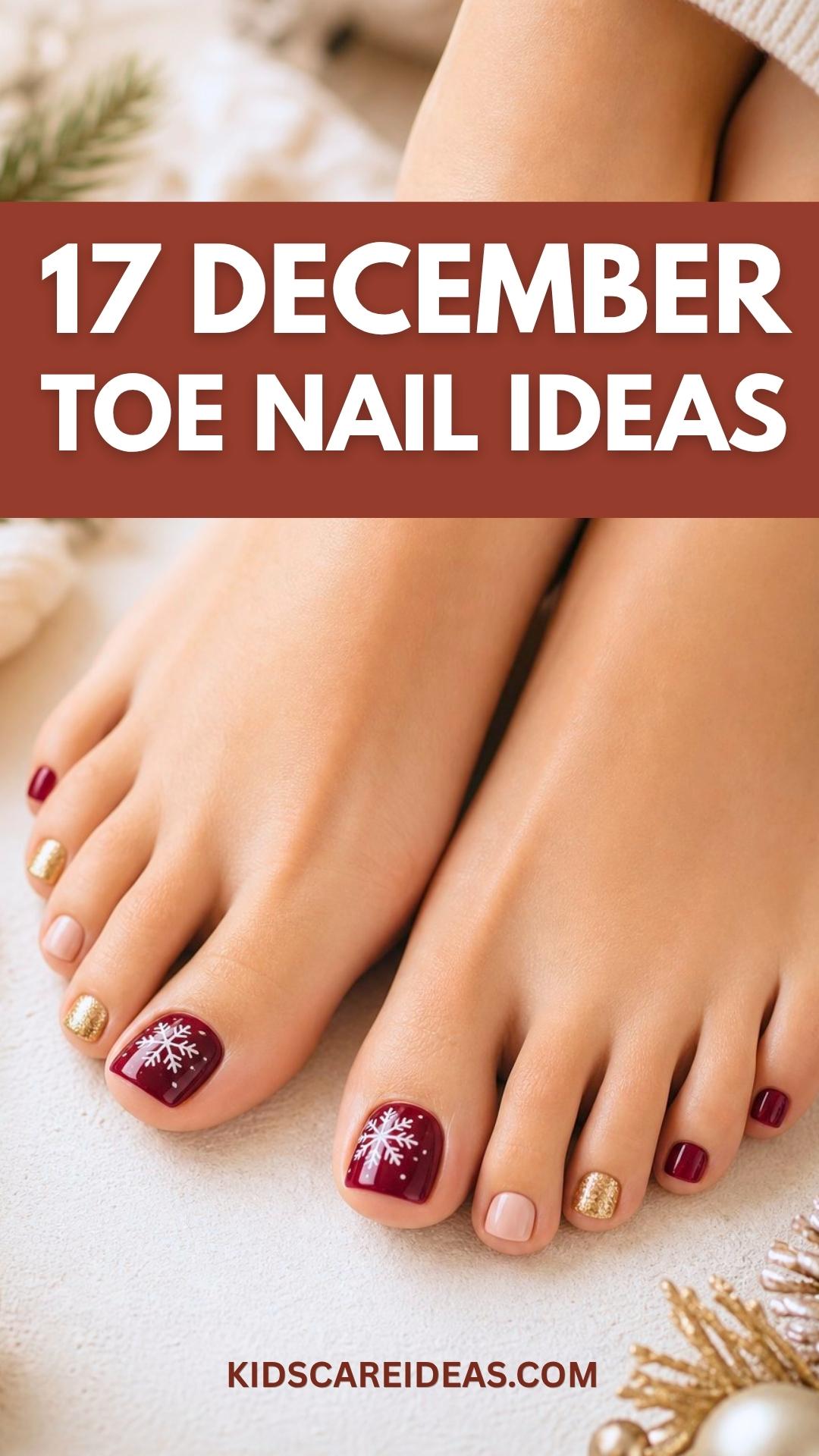 December Toe Nail Ideas