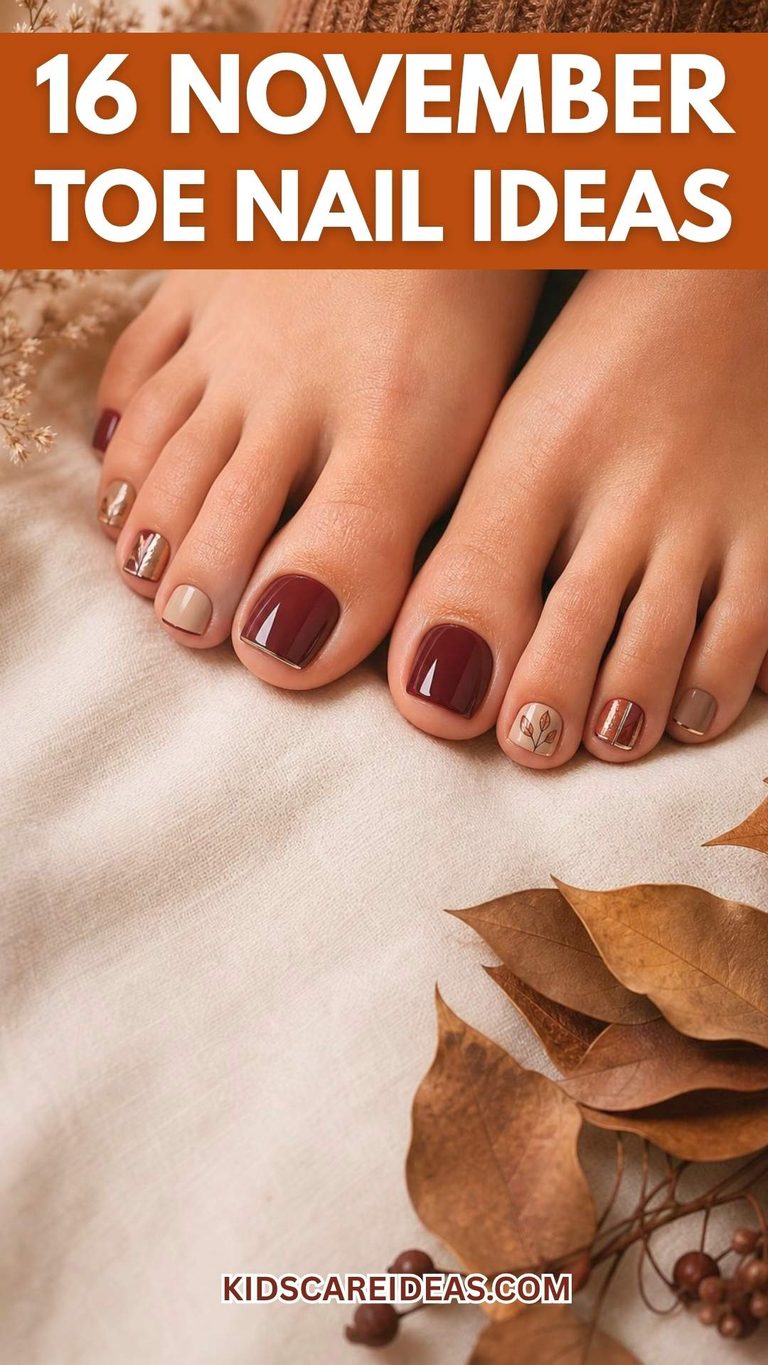 November Toe Nail Ideas