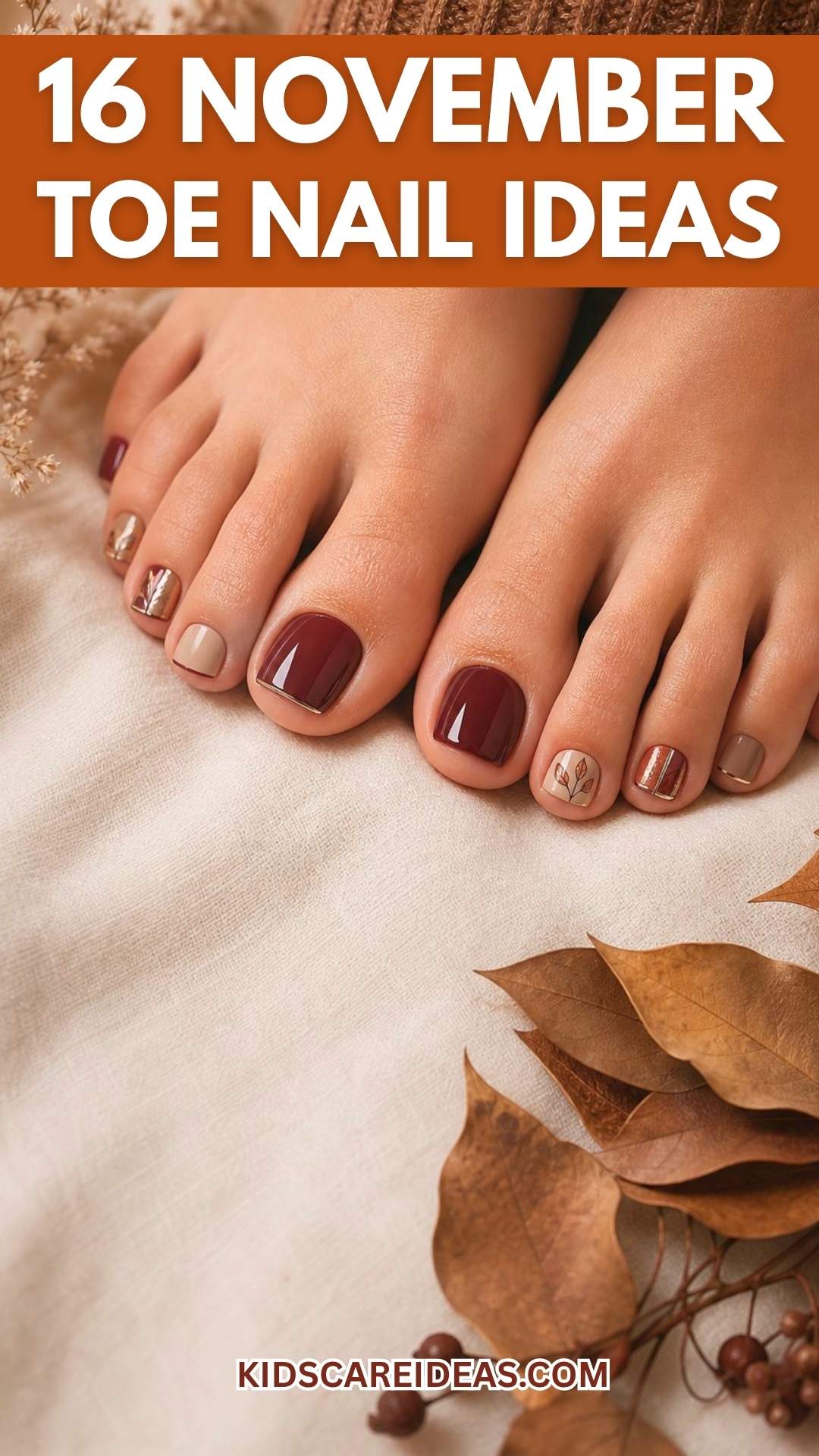November Toe Nail Ideas